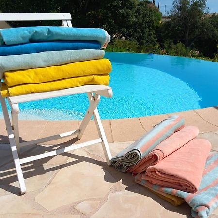 4-Star Private Villa With Heated Pool And Panoramic Sea View At Gulf De Saint Tropez Cavalaire-sur-Mer Εξωτερικό φωτογραφία