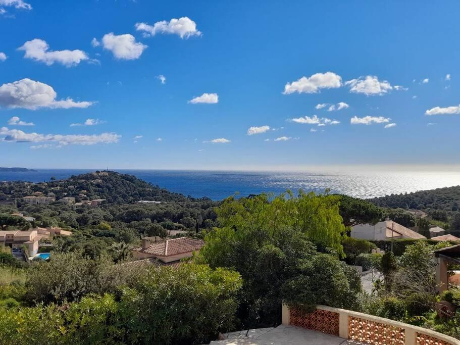 4-Star Private Villa With Heated Pool And Panoramic Sea View At Gulf De Saint Tropez Cavalaire-sur-Mer Εξωτερικό φωτογραφία
