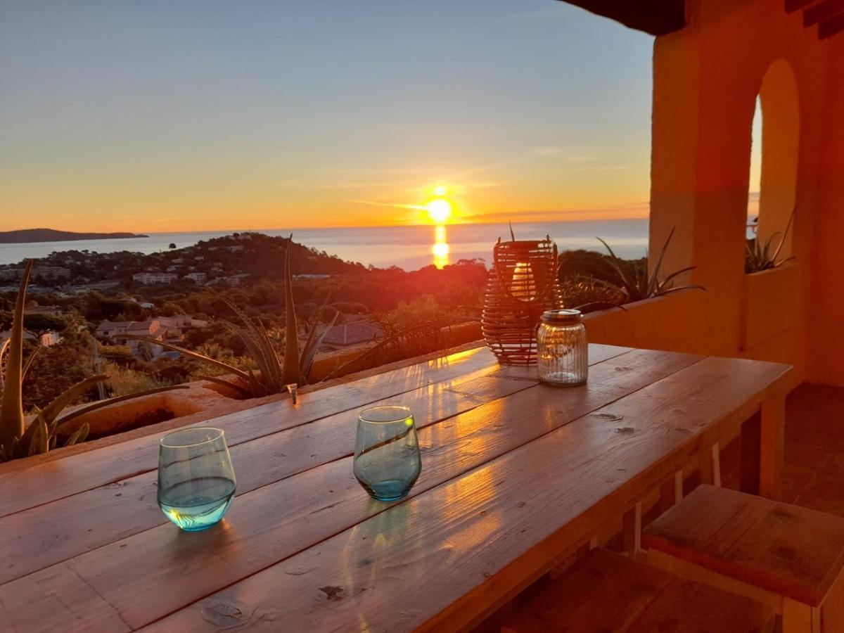 4-Star Private Villa With Heated Pool And Panoramic Sea View At Gulf De Saint Tropez Cavalaire-sur-Mer Εξωτερικό φωτογραφία