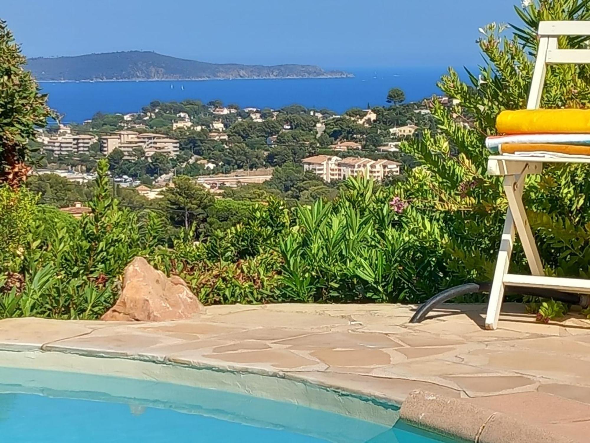 4-Star Private Villa With Heated Pool And Panoramic Sea View At Gulf De Saint Tropez Cavalaire-sur-Mer Εξωτερικό φωτογραφία