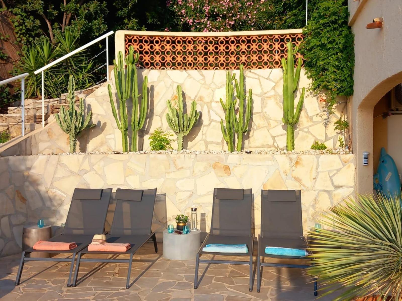 4-Star Private Villa With Heated Pool And Panoramic Sea View At Gulf De Saint Tropez Cavalaire-sur-Mer Εξωτερικό φωτογραφία